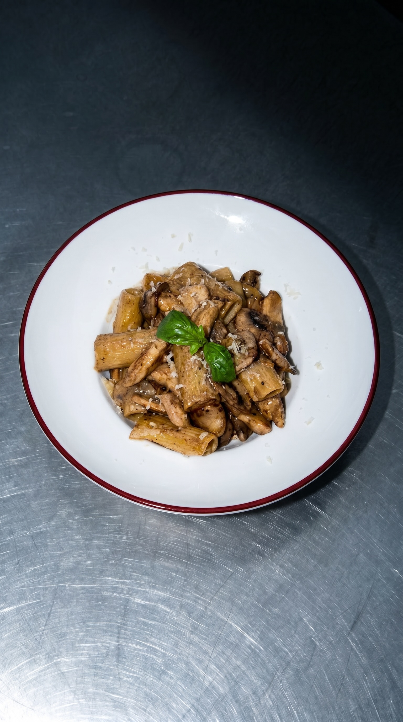 POLLO E FUNGHI
